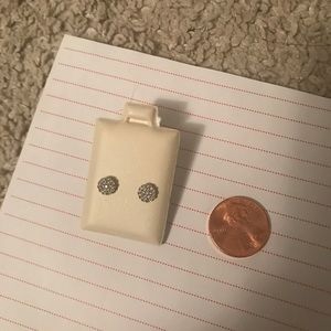 Sterling silver stud earrings